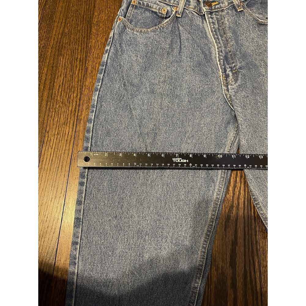 Jordache Light Wash Jeans Vintage Blue Women's Sz 13/14 100% Cotton High Waist - Picture 4 of 9